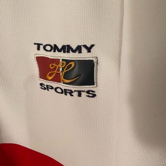 “Tommy Sports” Vintage Bootleg 1/4 Zip Polo L - Picture 13 of 13